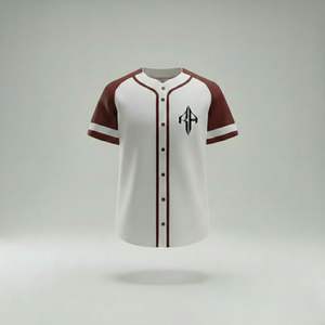 เสื้อเบสบอลรุ่นท็อปปี 2026 พิมพ์ลายเทคนิค สำหรับผู้ใหญ่ คอวี คุณภาพสูง พิมพ์ดิจิทัล โดย RIVIAN ATLANTIC - Product Image 2