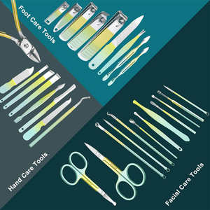 Vente en gros de kits de manucure et pédicure professionnels ZARNAB SURGICAL en acier inoxydable, coupe-ongles durables pour un usage domestique, haute qualité - Product Image 5