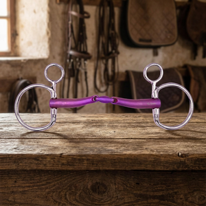 Tough Tack Nouvelle Muserolle Baucher à Double Articulation en Titane Rose 2026 - Product Image 5