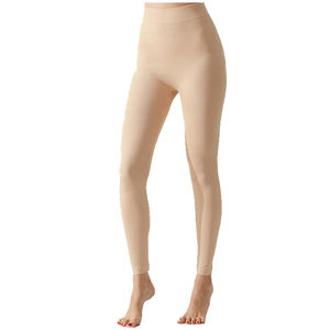 Leggings de Yoga Negros de Cintura Alta para Mujer, Tejido de Punto hasta el Tobillo, Estilo Vintage, Antibacterianos, Transpirables, Nailon y Poliéster - Product Image 1