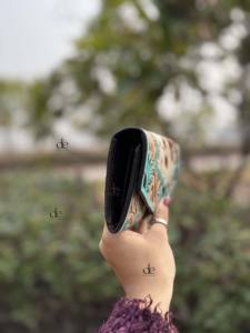 Nouveau portefeuille de sculpture usiné à la main de concepteur pochette portefeuille élégant en cuir véritable en fourrure de vachette multi-utilisations portefeuilles en cuir occidental - Product Image 2