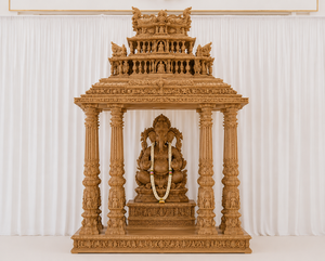 Mandap de Boda Moderno Estilo Gran Templo, Decoración Real del Sur de la India, Fibra de Vidrio Ligera, Tamaño Personalizado, Boda Hindú, EE. UU. - Product Image 4