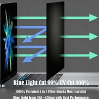 Filter Privasi Anti Spy untuk Layar PC Laptop, Pelindung Visual, Meningkatkan Kejernihan Layar, Penghalang Privasi, Transparan, Meningkatkan Visibilitas