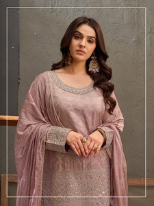 Costume prêt-à-porter en viscose brodé crème pour femme, coupe classique traditionnelle, tenue décontractée, séchage rapide, longueur cheville, pour fêtes et mariages - Product Image 2