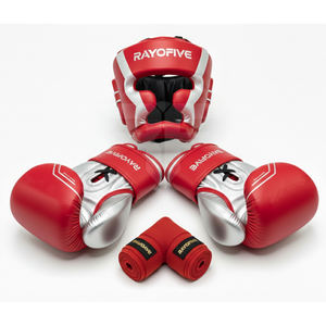 ถุงมือชกมวยสำหรับผู้ใหญ่และเด็ก หนัง PU  รับสกรีนโลโก้ สำหรับฝึกซ้อมมวยไทยและ MMA - Product Image 1