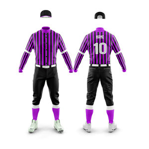 ชุดเบสบอลแบบซับลิเมชั่นน้ำหนักเบา สวมใส่สบาย ราคาถูก MOQ ต่ำ รับผลิตตามขนาด สำหรับทุกเพศ - Product Image 1