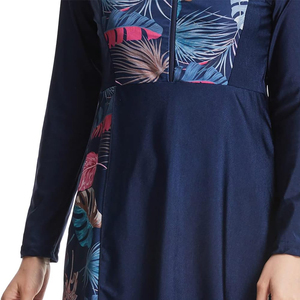 Burkinis Islamiques 2 Pièces pour Femmes Musulmanes, Grande Taille, Séchage Rapide, Respirant, en Spandex/Nylon Uni, Burkinis de Plage - Product Image 5