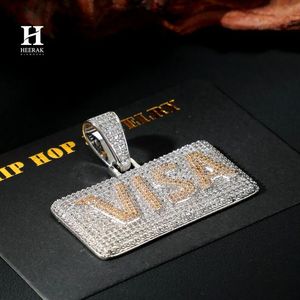 Collier pendentif de luxe Hip Hop avec lettre/logo, Or 14K/18K, Diamant de laboratoire/naturel, Fournisseur de bijoux en gros - Product Image 3