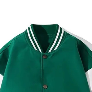 Varsity <b>Jacket</b> Modern Bomber Style Wool <b>Leather</b> <b>Jacket</b> Lightweight Fashion OEM Factory Direct Production Supply - Product Image 3