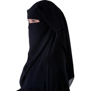 Costume de couleur unie pour femmes Abaya musulmane turque Vêtements islamiques hijab out wear Abaya musulmane Costume pour femmes Abaya personnalisée avec bande rose - Product Image 2