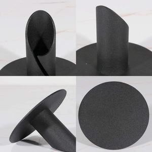 เชิงเทียนสีขาวโลหะสีขาวแบบไม่ลื่นแท่นวางเทียนที่มีความต้องการสูงดีไซน์ที่น่าสนใจทำด้วยมือ - Product Image 6