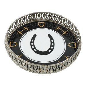 <b>Round</b> German Silver <b>Tray</b> Horse Items Pattern Design Decorative <b>Trays</b> For Snacks Drinks Serve <b>Table</b> Use Decoration For Home <b>Trays</b> - Product Image 4