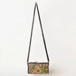 Automne saison femmes bohème en cuir véritable Western pochette nouveau Design Floral Cowgirl gland décoration motif personnalisé - Product Image 3