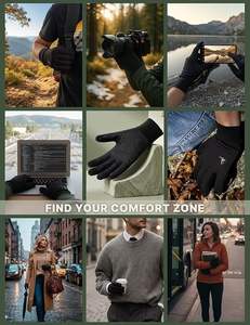 Lightweight <b>Running</b> Winter <b>Gloves</b> Touch Screen <b>Gloves</b> Liners for Cycling Biking for Men <b>Women</b> - Product Image 5