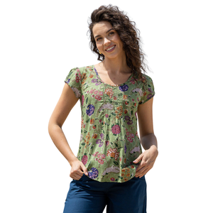 Camisa estampada para mujer con estampado moderno y tela suave y cómoda - Product Image 4