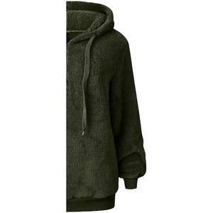 Sudadera con Capucha Extra Grande Personalizada para Mujer, de Forro Polar, 100% Algodón, Transpirable, Resistente al Viento, Ecológica, 360g - Product Image 5