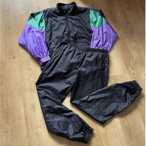 Chándal Unisex con Bloques de Color, Cremallera Completa, Cuello Alto, Estilo Deportivo, 100% Poliéster, Secado Rápido, Ropa de Primavera para Adultos - Product Image 1