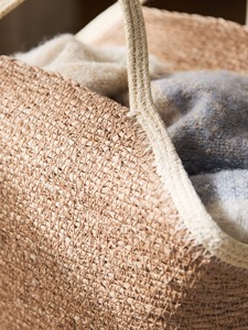 Panier de rangement simple en jonc de mer neutre, fait main, écologique, vente en gros, fabriqué au Vietnam - Product Image 4