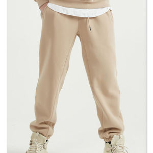Pantalons de jogging pour hommes de haute qualité, automne-hiver, coupe ample, personnalisés, en molleton de coton - Product Image 3