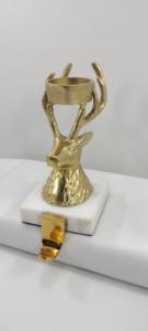 Premium Metal Christmas <b>Stocking</b> <b>Holder</b> with Snowflake Heavy Duty Mantel Hook for Hanging Holiday <b>Stockings</b> Festive Decorations - Product Image 5