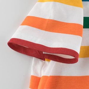 Camiseta a Rayas de Algodón Sostenible Premium, Tejido Suave y Amigable con la Piel, Estilo Europeo Náutico, Fabricante - Product Image 4
