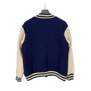 Chaquetas Varsity de Béisbol Negras Unisex al por Mayor, Lisas, sin Estampado, para Hombre y Mujer, Transpirables, Acabado de Alta Calidad, Venta en Línea - Product Image 2