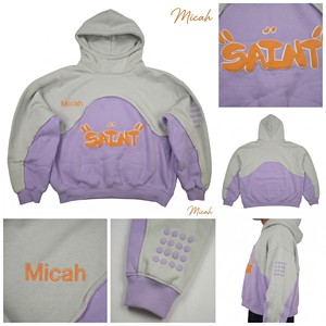เสื้อฮู้ดสไตล์อังกฤษ 250gsm ผ้าฝ้าย 100% เป็นมิตรกับสิ่งแวดล้อม สำหรับฤดูใบไม้ร่วง หนานุ่ม พิมพ์ลายตัวอักษร โลโก้สั่งทำได้ สตรีทแวร์ บริการ OEM - Product Image 5