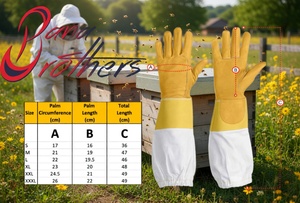Guantes de Protección para Apicultores de Uso Profesional de Alta Calidad Hechos en Fábrica / Guantes de Protección para Apicultores Hechos a Medida a Precio Económico - Product Image 6