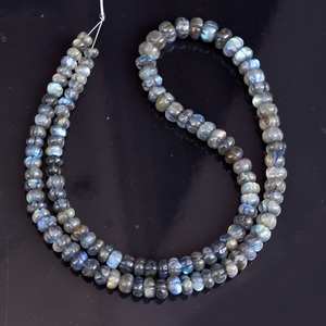 Cuentas de Labradorita Azul Natural Talladas en Forma de Melón, Cuentas Sueltas de Alta Calidad para la Elaboración de Joyería - Product Image 1