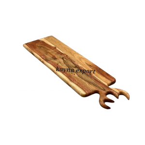Wholesale High Quality Rectangle Mango Wood Chopping Board Custom Size Eco-Friendly Modern Fancy Platter Dining <b>Table</b> <b>Mat</b> & Pad - Product Image 4