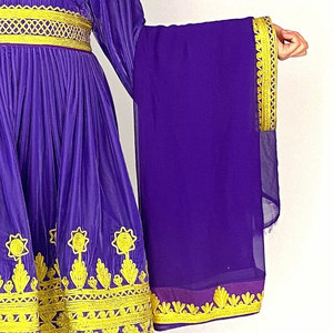 Robe afghane pour femmes, robe maxi élégante traditionnelle, vêtements musulmans modestes, manches longues, vêtements ethniques brodés pour femmes - Product Image 6
