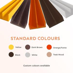 รางพีวีซีคุณภาพดีที่สุด รุ่น E Channel พร้อมการติดตั้งที่เรียบง่ายและสะดวก ใช้สำหรับติดตั้งแผ่นพีวีซีและแผ่นอะคริลิก - Product Image 5