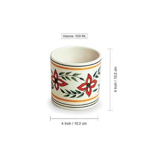 Pot à fleurs en céramique de haute qualité pour plantes et fleurs d'intérieur. Pot à fleurs artistique avec surface vernie lisse pour la décoration de la maison. - Product Image 3