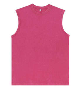 Custom Ribbed Tank Tops Wholesale OEM Manufacturer Supplier Cotton Sleeveless <b>Vest</b> Private Label Bulk Production - Product Image 4