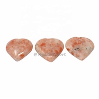 Orange Large Sunstone Puffy Heart Bulk <strong>Crystals</strong> Gemstone Hearts <strong>Best</strong> <strong>Selling</strong> High Quality Rock <strong>Stone</strong> for Healing Meditation Gift