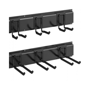 Mount Garage <b>Hook</b> <b>Rail</b> Storage Rack Heavy Duty Steel Wall Mounted Bicycle Holder Space Saving Garage Organizer GAPGAR003 - Product Image 1