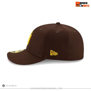 Gorra de béisbol bordada personalizada al por mayor, gorra premium ajustada con visera plana estructurada, ropa deportiva y urbana, gorra P para exteriores - Product Image 2