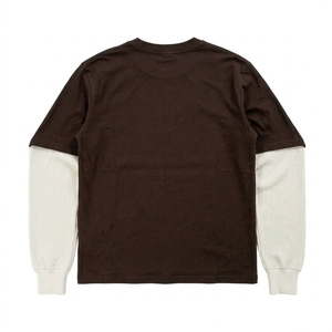 T-shirt homme en coton 100% de haute qualité, coupe ample, style décontracté, col rond, couleur unie, style basique, personnalisable - Product Image 2