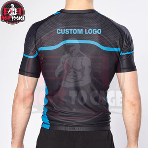 Camiseta Deportiva de Manga Corta para Hombre, 2026 Fitness, Ligera, de Primera Calidad, para Entrenamiento de MMA, Ecológica, de Secado Rápido, 180g, Spandex - Product Image 3