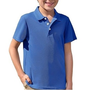 Camiseta Polo de Verano para Niños, 100% Algodón, Alta Calidad, al por Mayor, Manga Corta, Estilo Retro, Deportiva, Personalizada, Camisetas Polo de Algodón para Bebés - Product Image 6