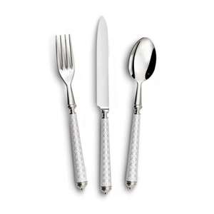 Juego de cubiertos metálicos versátiles para comedor interior y exterior, adecuado para cocina doméstica y servicios de catering - Product Image 3