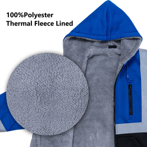 Chaqueta de Seguridad de Trabajo Resistente, Retardante de Llama, con Franjas Reflectantes, Equipo de Protección, Chaqueta de Alta Visibilidad, Uniforme de Ingeniero - Product Image 5