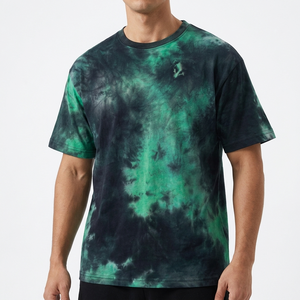 Custom <b>Tie</b> Dye T Shirt Unisex Short Sleeve Crew Neck Oversized Graphic Streetwear Casual Cotton T Shirt Wholesale Manufacturer - Product Image 1