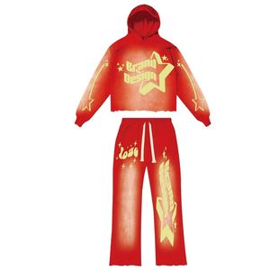 Premium Men's Sunfade Cotton <b>Tracksuit</b> – Oversized <b>Vintage</b> Wash Sportswear Set Breathable High Quality <b>Tracksuit</b> OEM & ODM - Product Image 1