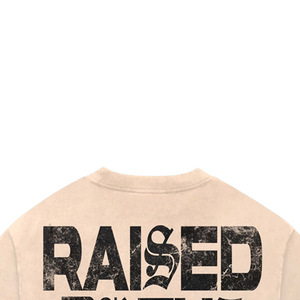 Oversized <b>Crop</b> <b>T</b>-<b>Shirt</b> Men's Short Sleeve 100% Cotton Jersey Turtleneck Silk Screen Printed Front Logo Formal - Product Image 3