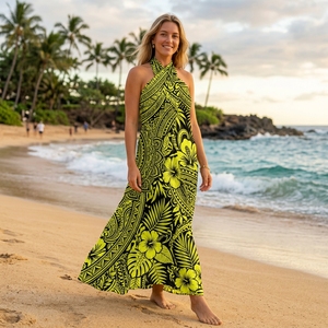 Classic Polyester Sarong Upolu Lightweight <b>Beach</b> Wrap Women Vacation Wear Soft Quick Dry Custom Fabric Manufacturer Service - Product Image 4