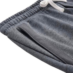 Pantalones Cortos Deportivos de Felpa para Hombre, con Cordón Ajustable, Bolsillos, Mezcla de Algodón Suave, para Gimnasio y Descanso - Product Image 4