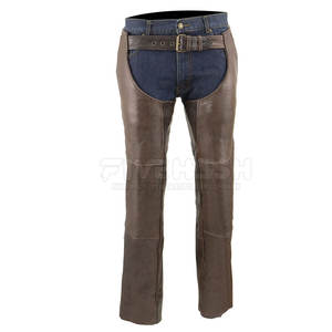 Chaps en cuir pour hommes, prix de gros abordable, design personnalisé, dernière collection, respirants - Product Image 2