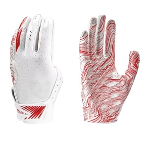 2026 Trending Breathable American Football Gloves for Men Youth Custom Design Ultra <b>Sticky</b> Palm American Football Receiver Glove - Product Image 1