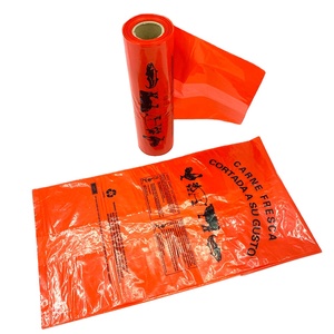 ถุงพลาสติกใสห่ออาหารเกรดอาหารสีแดง - Product Image 1
